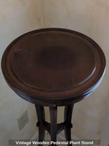 Vintage-Wooden-Pedestal-Plant-Stand-second-image