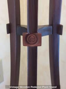 Vintage-Wooden-Pedestal-Plant-Stand-third-image
