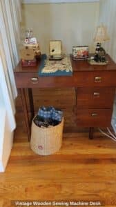 Vintage-Wooden-Sewing-Machine-Desk