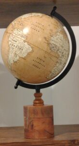 Vintage-World-Globe-with-Wooden-Base-second-image