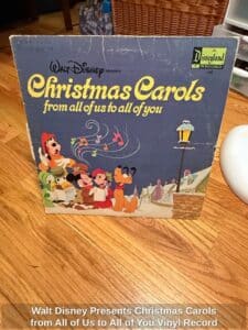 Walt-Disney-Presents-Christmas-Carols-from-All-of-Us-to-All-of-You-Vinyl-Record-Disneyland-Records-DQ-