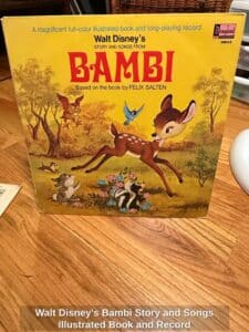 Walt-Disneys-Bambi-Story-and-Songs-Illustrated-Book-and-Record