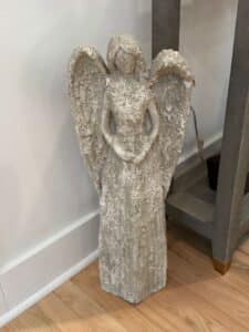 Weathered-Angel-Garden-Statue-1
