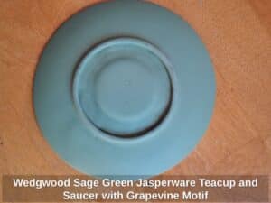 Wedgwood-Sage-Green-Jasperware-Teacup-and-Saucer-with-Grapevine-Motif-second-image