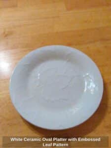 White-Ceramic-Oval-Platter-with-Embossed-Leaf-Pattern