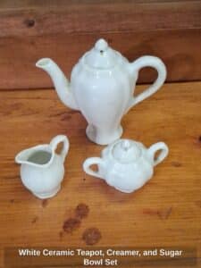 White-Ceramic-Teapot-Creamer-and-Sugar-Bowl-Set-B