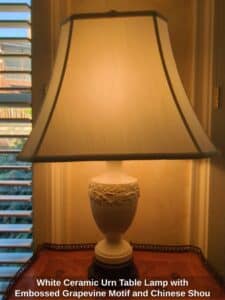 White-Ceramic-Urn-Table-Lamp-with-Embossed-Grapevine-Motif-and-Chinese-Shou-Finial