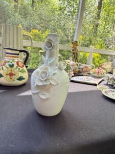 White-Porcelain-Vase-with-Applied-Roses