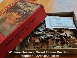 Whitman-Tekwood-Wood-Picture-Puzzle-Poppies-Over-Pieces-second-image