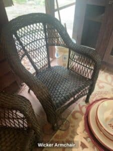 Wicker-Armchair