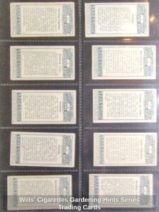 Wills-Cigarettes-Gardening-Hints-Series-Trading-Cards-second-image