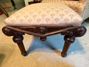 Wingback-Armchair-and-Ottoman-Set-third-image