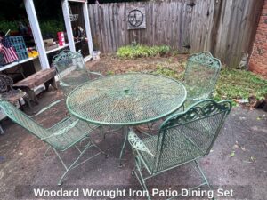 Woodard-Wrought-Iron-Patio-Dining-Set