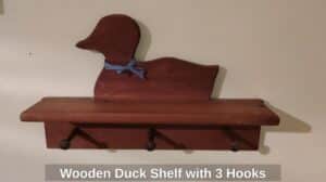 Wooden-Duck-Shelf-with-Hooks