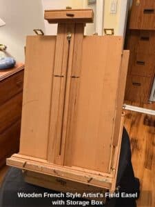 Wooden-French-Style-Artists-Field-Easel-with-Storage-Box