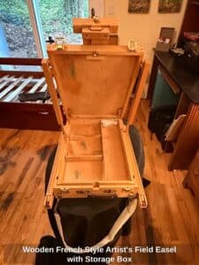 Wooden-French-Style-Artists-Field-Easel-with-Storage-Box-second-image