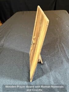Wooden-Prayer-Board-with-Roman-Numerals-and-Crucifix-second-image