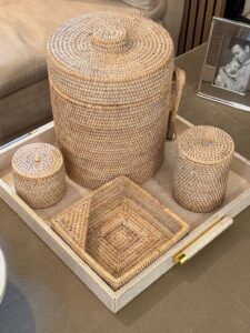 Woven-Rattan-Storage-Set-with-Faux-Shagreen-Tray-1