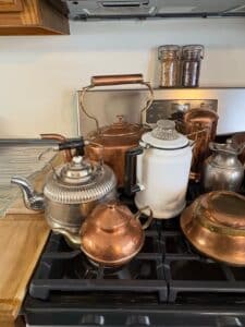 Assorted-Vintage-Kettles-and-Copperware-second-image
