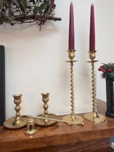 Brass-Twisted-Stem-Candlesticks-with-Bell