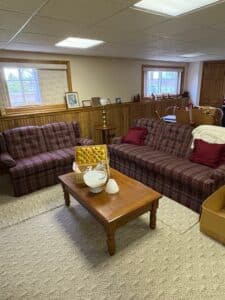 Plaid-Upholstered-Sofa-and-Loveseat-Set