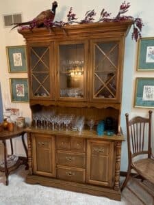 Vintage-Oak-China-Hutch-and-Buffet-by-Richardson-Brothers