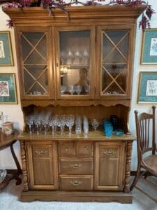 Vintage-Oak-China-Hutch-and-Buffet-by-Richardson-Brothers-second-image