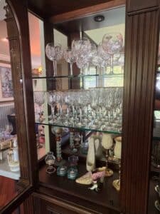 Assorted-Bohemian-Cut-to-Clear-Crystal-and-Colored-Glassware-Collection-second-image