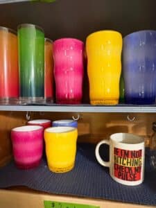 Assorted-Hand-Blown-Glassware-and-Novelty-Ceramic-Mug