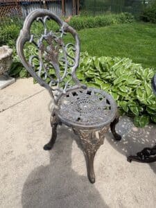 Cast-Iron-Rose-Pattern-Piece-Bistro-Set-fourth-image