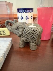Ceramic-Elephant-Tealight-Holder