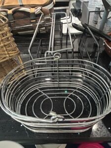 Chrome-Wire-Picnic-Basket-with-Insulated-Liner