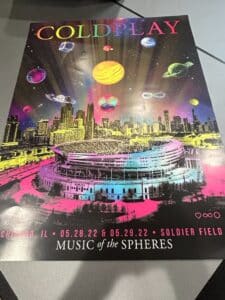 Coldplay-Music-of-the-Spheres-Tour-Poster-Soldier-Field-Chicago