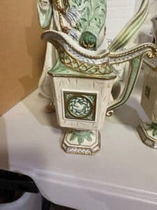 Fitz-and-Floyd-Gregorian-Collection-Santa-Pitcher-and-Sugar-Bowl-Set-third-image