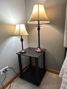 Pair-of-Bronze-Finish-Table-Lamps