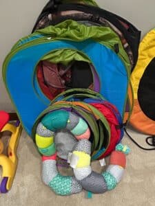Playz-Piece-Kids-Pop-up-Play-Tent-Crawl-Tunnel-and-Ball-Pit-Set