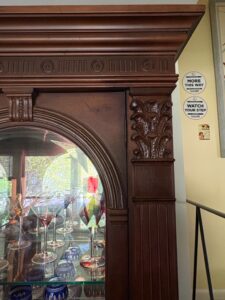 Renaissance-Revival-Mahogany-Display-Cabinet-with-Glass-Doors-second-image