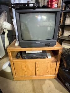 Samsung-CRT-Television-with-Quasar-VCR-and-CyberHome-DVD-Player