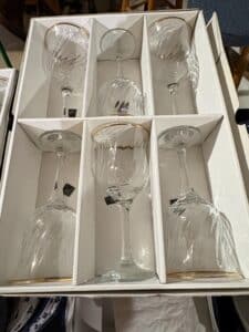 Set-of-Maxim-Wine-Glasses-with-Gold-Rim-and-Swirl-Design