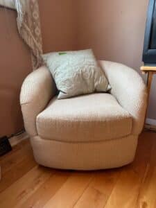 Swivel-Barrel-Chair-with-Textured-Upholstery