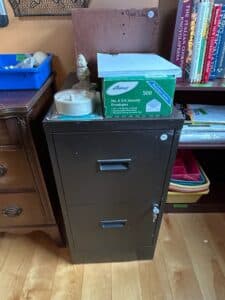 Two-Drawer-Metal-Filing-Cabinet