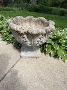 Vintage-Acanthus-Leaf-Pedestal-Planter-for-Garden