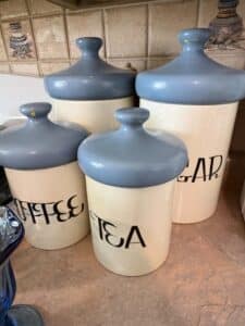 Vintage-Ceramic-Kitchen-Canister-Set-Coffee-Tea-Sugar-Flour