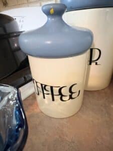 Vintage-Ceramic-Kitchen-Canister-Set-Coffee-Tea-Sugar-Flour-third-image