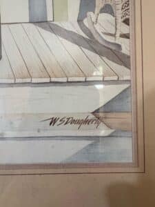 W.S.-Dougherty-Porch-Swing-Watercolor-Print-second-image
