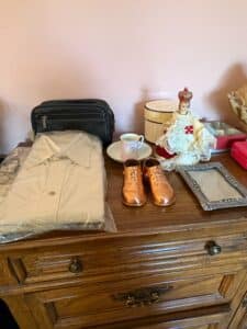 Assorted-Collectibles-and-Decorative-Items-including-Bronzed-Baby-Shoes