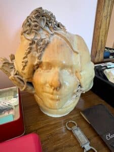 Ceramic-Head-Sculpture