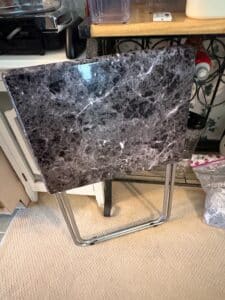 Faux-Marble-Top-TV-Tray-Table