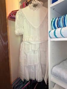 Vintage-White-Cotton-Eyelet-Lace-Prairie-Dress