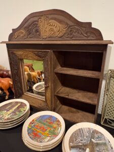 Antique-Carved-Oak-Wall-Cabinet-with-Mirror